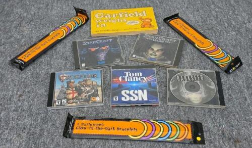 Mixed Lot: 41 Books, 20 DVD/Blu-ray, 27 PC/Xbox Games, Box Sets, Collectible Titles, 3 Glow Bracelets - 7