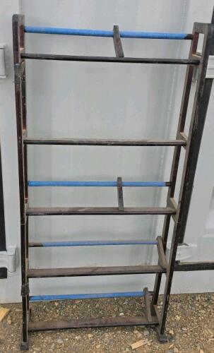 2 Wooden Gun Racks & 2 Media Storage Racks - 4