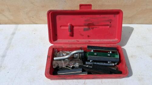 3"-4" Engine Cylinder Hone Tool Kit, Adjustable Range, Stones, Case, Fits Automotive Cylinders - 2