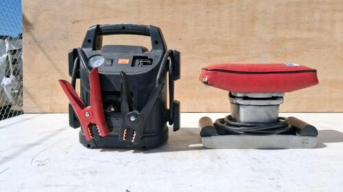 EverStart 750A 12V Jump Starter w/ Air Compressor & USB, Morfam Jeanie Rub Massager - 2