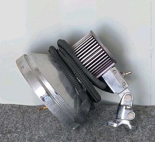 Collins Dynamics FX-12 Vehicle Spotlights, 8" Sealed Beam, 12V 100W, Pair, USA Made, Clamp Mount - 4