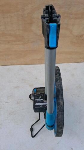 Dual-Head Halogen Work Light Stand & Channellock 12" Measuring Wheel Folding Handle - 2