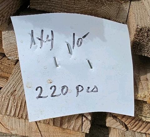 Rough Sawn 1x4 Lumber Boards, ~220 Pieces, 10 ft Lengths - 5