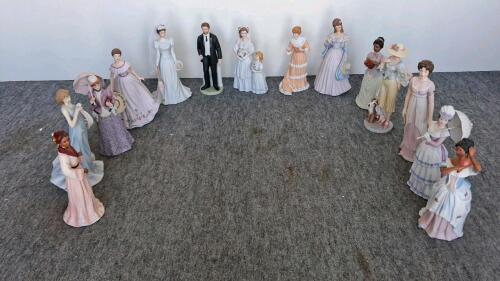 Home Interiors Porcelain Figurine Collection &ndash; Abigail Rose & Victorian Ladies