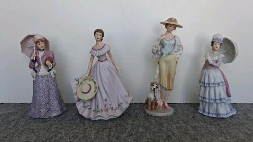 Home Interiors Porcelain Figurine Collection &ndash; Abigail Rose & Victorian Ladies - 4