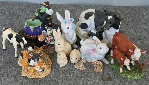 Assorted Lot of 75-110 Collectible Figurines & Mini Tea Sets &ndash; Animals, Characters, Glass/Crystal - 3
