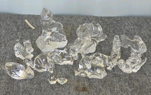 Assorted Lot of 75-110 Collectible Figurines & Mini Tea Sets &ndash; Animals, Characters, Glass/Crystal - 9