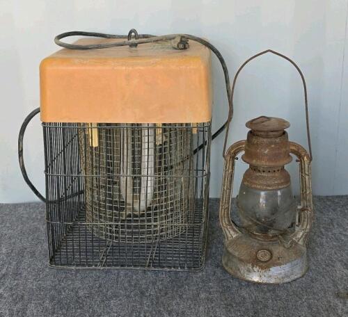 Charmglow RID-O-RAY Electric Bug Zapper, Old Lantern, 1 Fishing Basket, 1 Waste Basket, HoMedics Neck & Shoulder Massager - 2