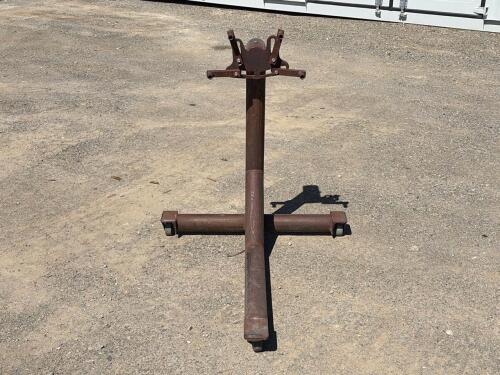 Heavy-Duty Steel Engine Stand, 3 Casters, Rotating Head, Welded Construction