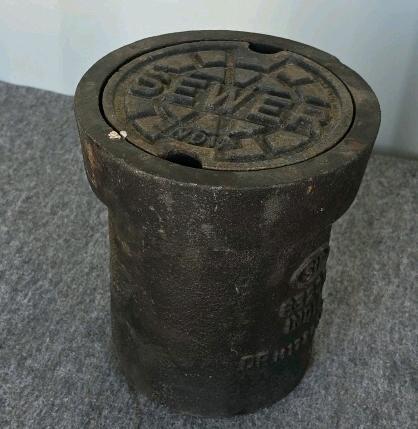 Genteq F48K74A48 1/3 HP 240V Blower Motor, 12" Cast Iron Sewer Cleanout with Lid, 4 Chimney Sweep Cleanout Rods - 2