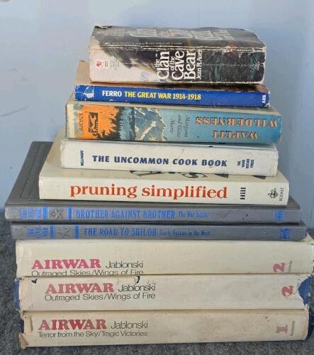Assorted Lot of 30+ Books: Westerns, Military History, Cookbooks, Notable Authors, Hardcovers & Paperbacks - 2