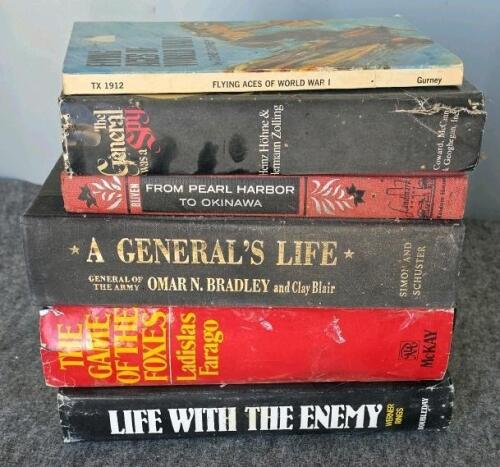 Mixed Military History WWII, WWI, U.S. Marines, Cavalry, Classics 21 Book Lot: Hardcover & Paperback - 5