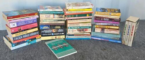 Large Lot of 47 Assorted Paperback Books &ndash; Mixed Genres & Eras