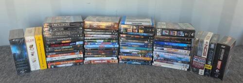 Bulk Lot - 55+ DVD Movie & TV Show Box Sets: Law & Order, Clint Eastwood, Family, Classics
