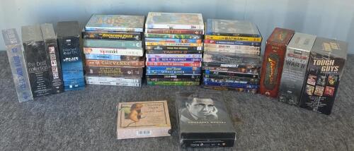Huge Lot: Indiana Jones, BBC WWII, Bogart, Cooper, Disney, Classic & TV DVD/Blu-ray Box Sets