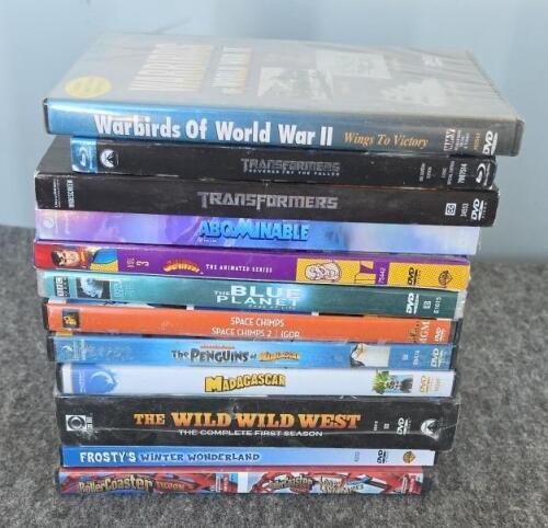 DVD & PC Game Lot: Classic TV Westerns, CSI, Troy Ultimate, Animation, RollerCoaster Tycoon - 2