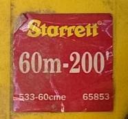 Win Sports Giant Wooden Yard Dice Set, Washer Toss Game with Cases & Starrett 200' Fiberglass Tape - 6