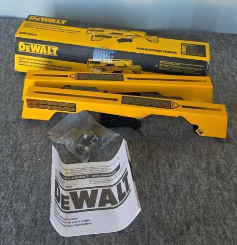 DeWalt DW7231 Miter Saw Mounting Brackets, Compatible with DW723, DWX723, DWX724, DWX725 Stands