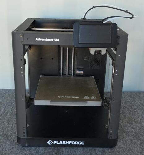 Flashforge Adventurer 5M 3D Printer, 8.7"&sup3; Build Volume, 600 mm/s Speed, 4.3" Touchscreen - 2