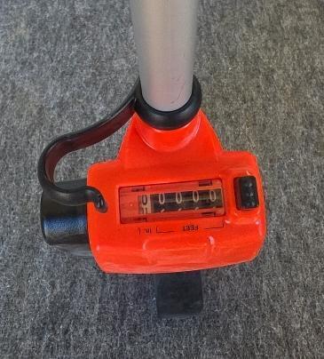 Industrial Wood Platform Dolly & Lufkin PS18M Measuring Wheel, Foldable Handle - 7