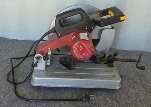 Chicago Electric 14" Industrial Table Cut-Off Saw, 15A, 3,800 RPM, Metal Chop Saw - 2