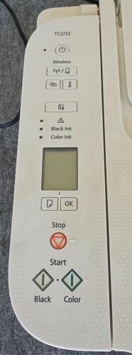 Canon PIXMA TS3722 Wireless All-in-One Inkjet Printer Scanner Copier, White - 4