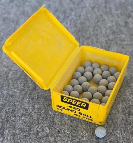 Remington, Federal, CCI Primers Assortment, FFFg Black Rifle Powder, .440 Speer Lead Balls - 2