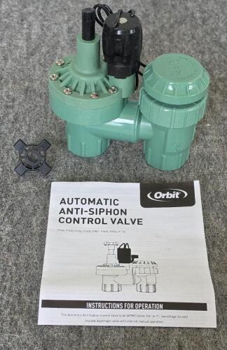 Orbit 57623 3/4" Anti-Siphon & Rain Bird CP075 3/4" In-Line Irrigation Control Valves Bundle - 11