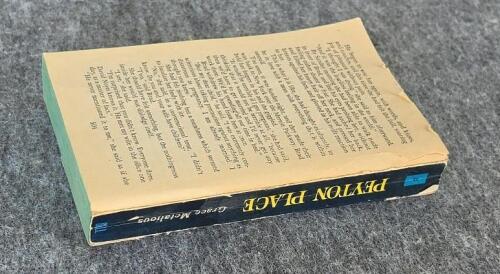 Assorted Paperback Books & Pink Glass Lamp w/ Shade - 13