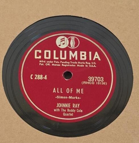 Johnnie Ray Columbia C-288 78 RPM Album Set + 1940s Decca/CBS Louis Jordan, Bing Crosby Books - 7