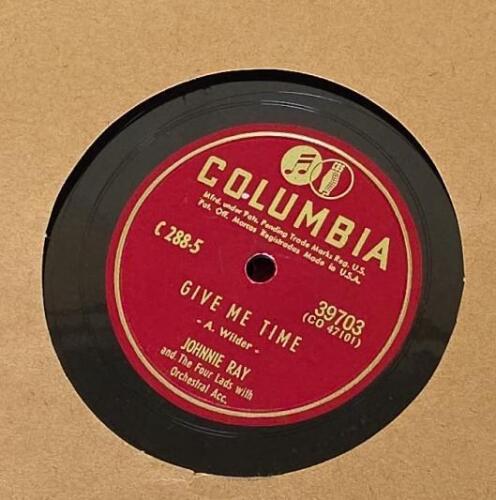 Johnnie Ray Columbia C-288 78 RPM Album Set + 1940s Decca/CBS Louis Jordan, Bing Crosby Books - 8
