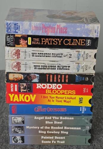 Large Lot of 65 Mixed VHS Tapes &ndash; Family, Comedy, Western, War, Classic Movies & Documentaries - 7