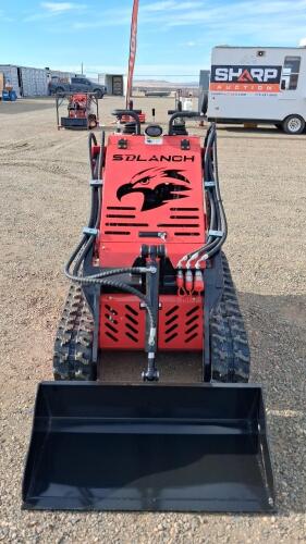 NEW - SDLANCH SDLL60 Mini Skid Steer Loader, 15 HP RATO Engine, 440 lb ROC, 36" Width - 2