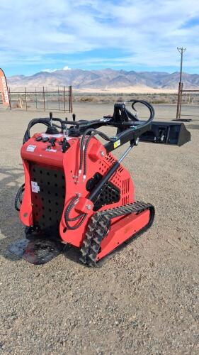 NEW - SDLANCH SDLL60 Mini Skid Steer Loader, 15 HP RATO Engine, 440 lb ROC, 36" Width - 8