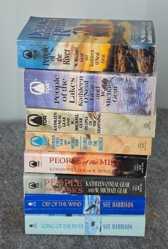 Large Lot ~60 Western & Historical Fiction Paperback Books Johnstone Compton Gear Harrison - 3
