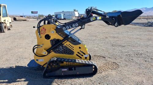 NEW - SSL60 Mini Skid Steer Loader, 15HP Rato Engine, Tracked - 8