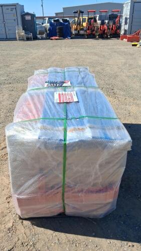 NEW IN BOX - 6 Heavy Duty Metal Shelving System, 40 ft. Overall Length, 6 Sections - 4