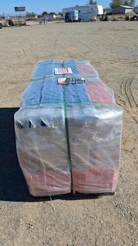 NEW IN BOX - 6 Heavy Duty Metal Shelving System, 40 ft. Overall Length, 6 Sections - 6