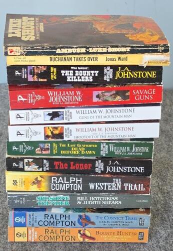 Large 82-Book Western Paperback Lot &ndash; William W. Johnstone, Compton, Short, Grey & More - 5
