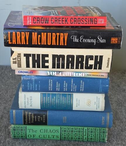 Large Lot 26 Western, Fiction, and Reference Books incl. Johnstone, L'Amour, Leatherbound - 4