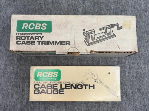 RCBS Rotary Case Trimmer & Dial Caliper Set &ndash; Precision Reloading Tools