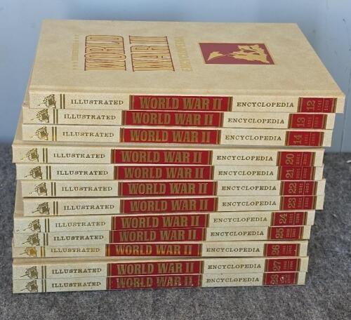 Large Military & History Book Lot - Illustrated WWII Encyclopedia, 1994/1995 Military Yearbook - 5