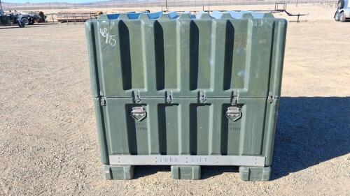 Hardigg Military Shipping Container, 88.6 cu. ft., 288 lb.