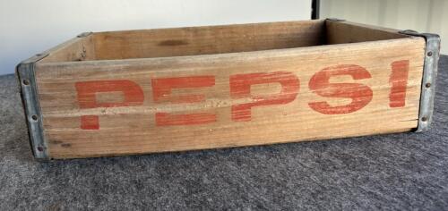 Antique Wooden Butter Churn, Covered Wagon Night Light, Pepsi Crate and 2 'Farmers Market' Crates, Spanish Frigate Ship Model 1780, Wooden Tall Ship Replica - 14