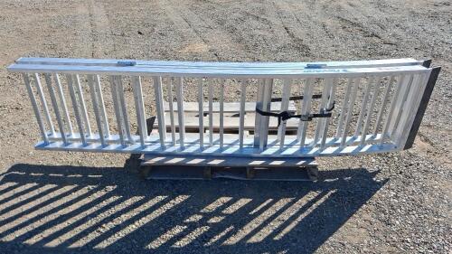 REVARC HD 90" Folding Aluminum Loading Ramps, 2,100 lb Capacity, 22" Wide Each - 2