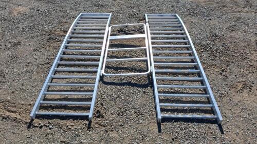 REVARC HD 90" Folding Aluminum Loading Ramps, 2,100 lb Capacity, 22" Wide Each - 4