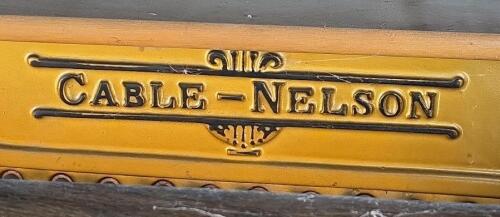 Cable-Nelson Upright Piano, Serial 173440, Circa 1922, With Tonk Storage Bench, USA Made - 9