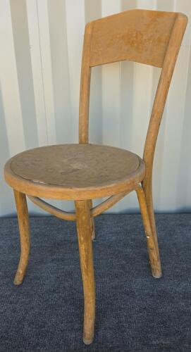 Albert Pick & Co. Model 1250 Bentwood Caf&eacute; Chairs, Set of 3, Early-Mid 20th Century - 3