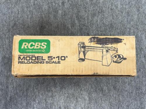 RCBS Model 5-10 Mechanical Reloading Scale, Magnetic Dampening, 510 Grain Capacity, Box