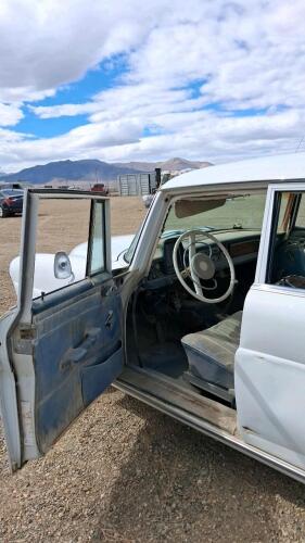 Mercedes-Benz 200 W110 Sedan, White, Restoration Project, Mazda Rotory Engine swapped - Non-running - 9